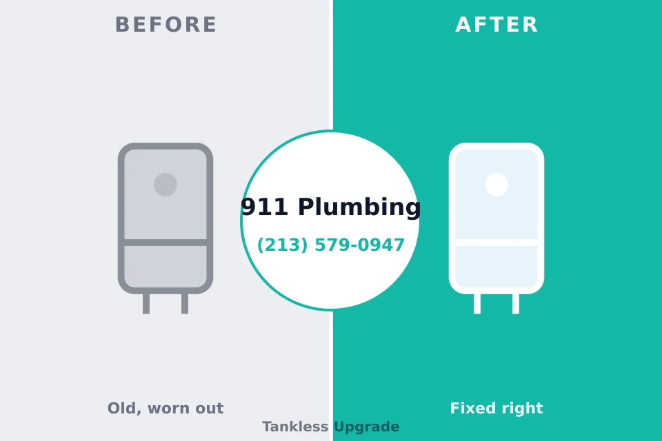 Before and after: plumbing repair Red Bank, SC